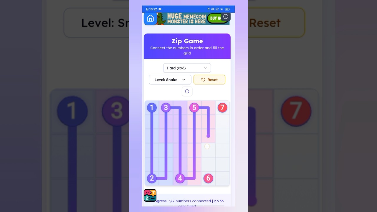 zip-game - How to play