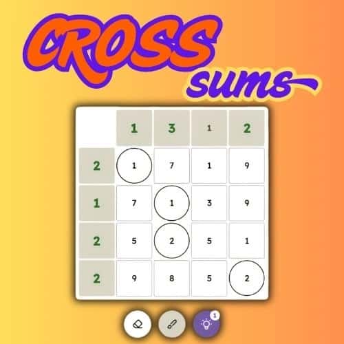 Cross Sums - Free Online Game