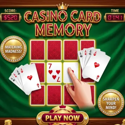 Casino Card Memory game